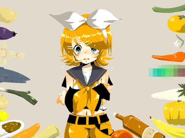 Anime picture 1024x768 with vocaloid kagamine rin ichihaya girl tagme