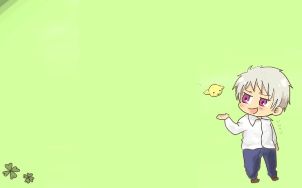 Anime picture 1680x1050 with axis powers hetalia studio deen prussia (hetalia) wide image chibi boy