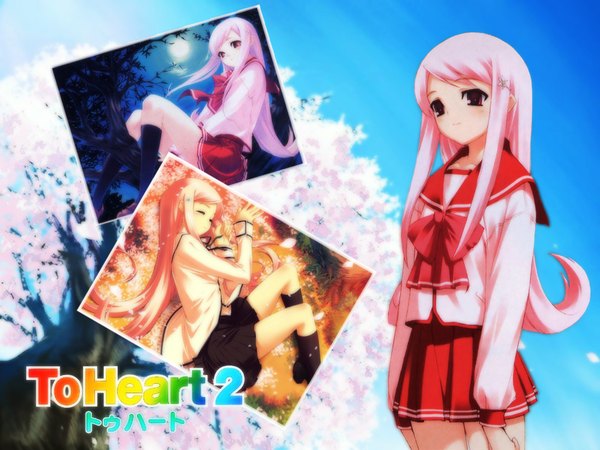 Anime picture 1024x768 with to heart 2 leaf (studio) lucy maria misora tagme