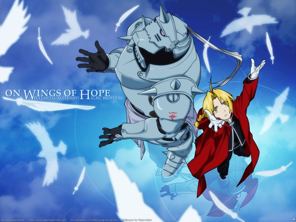 Anime picture 1600x1200 with fullmetal alchemist studio bones edward elric alphonse elric tama-neko