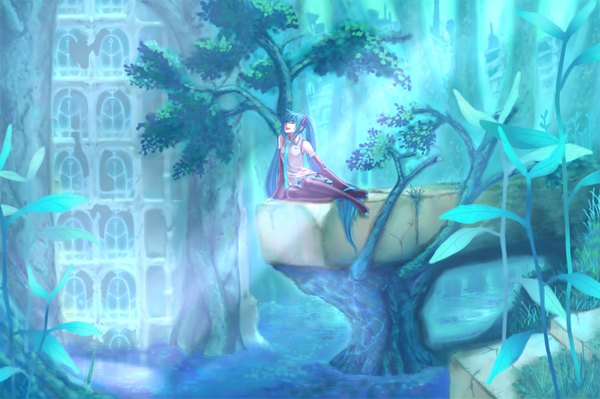 Anime picture 1500x999 with vocaloid hatsune miku nayu girl tagme