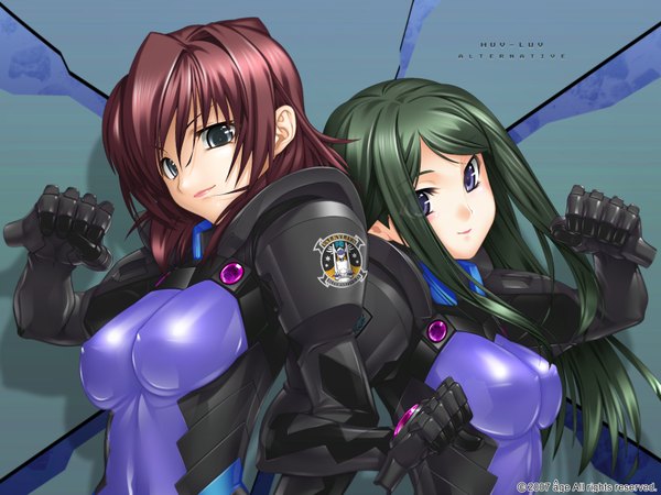 Anime picture 1600x1200 with muv-luv light erotic tagme