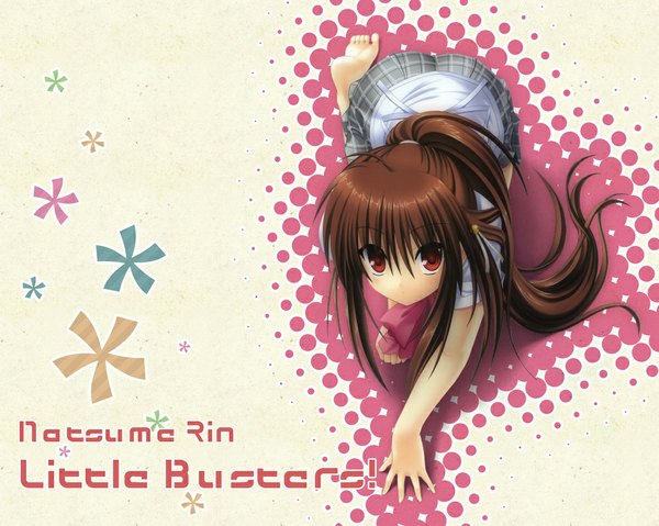 Anime picture 1024x819 with little busters! key (studio) natsume rin na-ga tagme