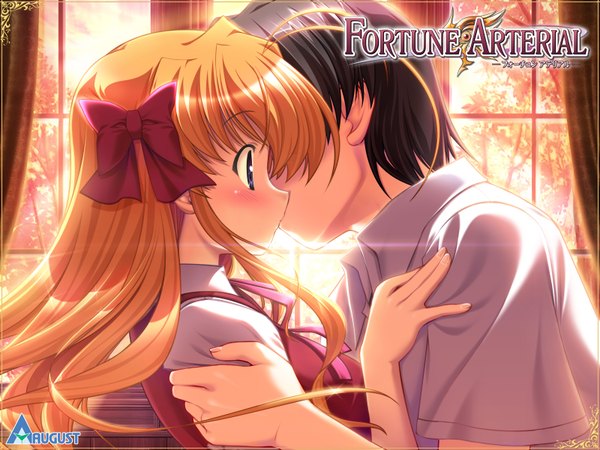 Anime picture 1600x1200 with fortune arterial august soft sendou erika tougi seiichirou kiss tagme