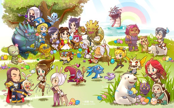 Anime picture 1920x1200 with league of legends ahri (league of legends) sona buvelle katarina (league of legends) riven (league of legends) lux (league of legends) lulu (league of legends) annie (league of legends) nidalee (league of legends) teemo (league of legends) janna windforce irelia (league of legends) fiora (league of legends) soraka (league of legends) ezreal (league of legends) tristana (league of legends) amumu (league of legends) sejuani (league of legends) anivia (league of legends) kog'maw (league of legends)