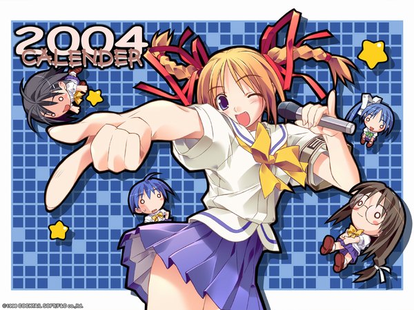 Anime picture 2600x1950 with with you highres girl calendar tagme