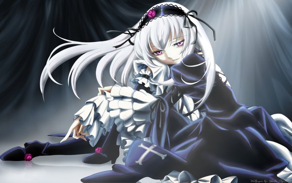 Anime picture 1920x1200 with rozen maiden suigintou highres wide image za09az