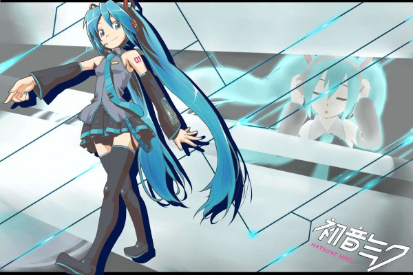 Anime picture 1200x800 with vocaloid hatsune miku full body girl tagme