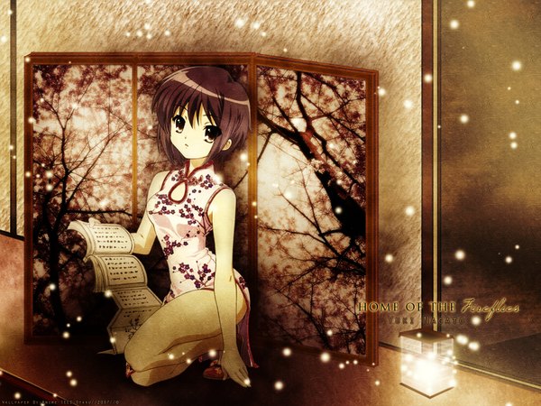 Anime picture 1600x1200 with suzumiya haruhi no yuutsu kyoto animation nagato yuki girl tagme