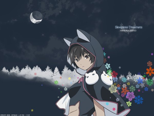 Anime picture 1600x1200 with hatsukoi limited j.c. staff girl moon dobashi rika