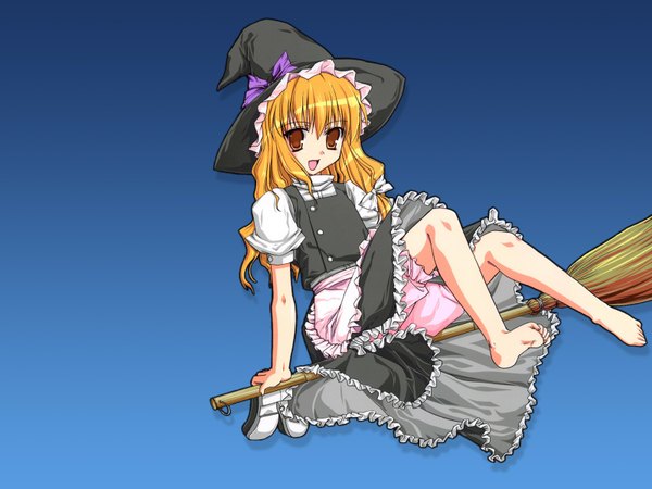 Anime picture 1600x1200 with touhou kirisame marisa girl skirt skirt set tagme
