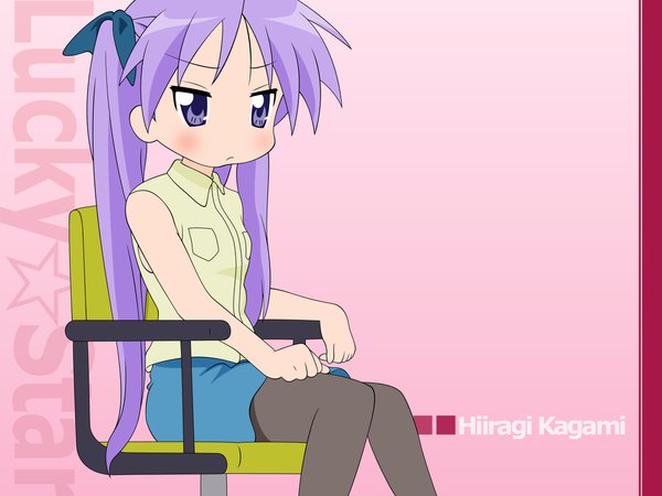 Anime picture 1600x1200 with lucky star kyoto animation hiiragi kagami girl
