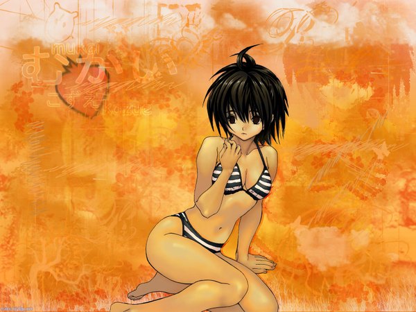 Anime picture 1600x1200 with ichigo 100 minamito yui swimsuit tagme