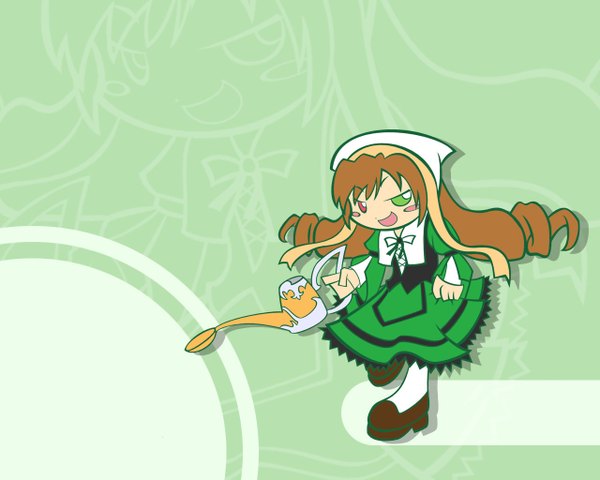 Anime picture 1280x1024 with rozen maiden suiseiseki heterochromia tagme