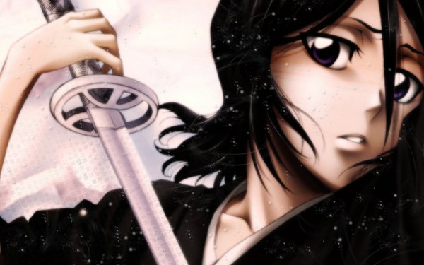 Anime picture 1680x1050 with bleach studio pierrot kuchiki rukia wide image