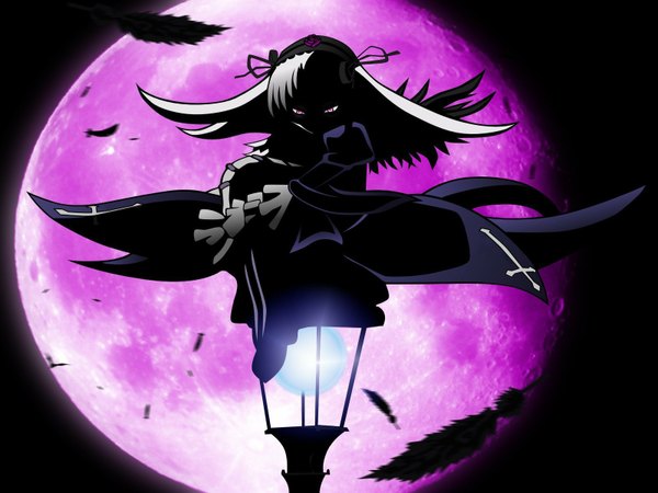 Anime picture 1600x1200 with rozen maiden suigintou moon tagme