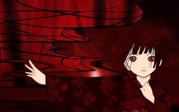 Anime picture 1440x900 with hell girl studio deen wide image tagme