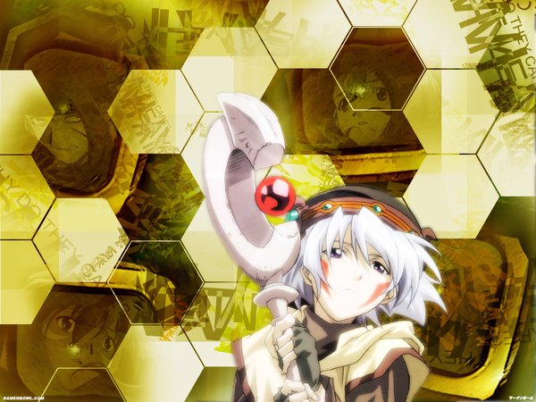 Anime picture 1600x1200 with .hack// tsukasa tagme