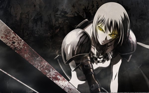Anime picture 1920x1200 with claymore madhouse clare (claymore) highres wide image