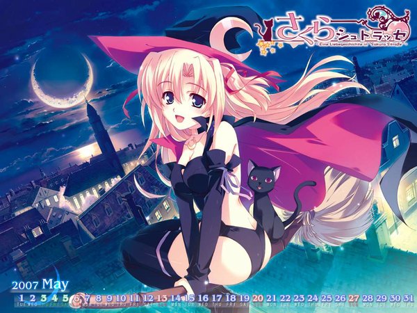 Anime picture 1024x768 with light erotic halloween witch tagme