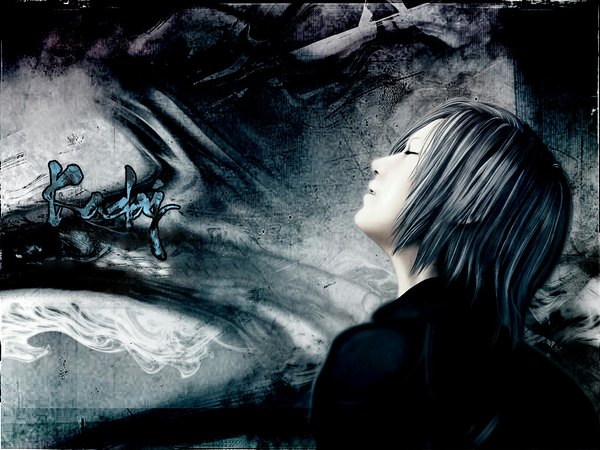 Anime picture 1024x768 with final fantasy vii advent children final fantasy final fantasy vii square enix kadaj