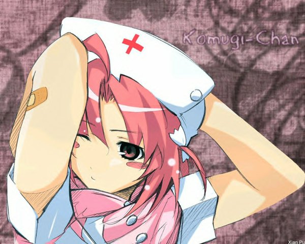Anime picture 1280x1024 with nurse witch komugi-chan tatsunoko nakahara komugi tagme