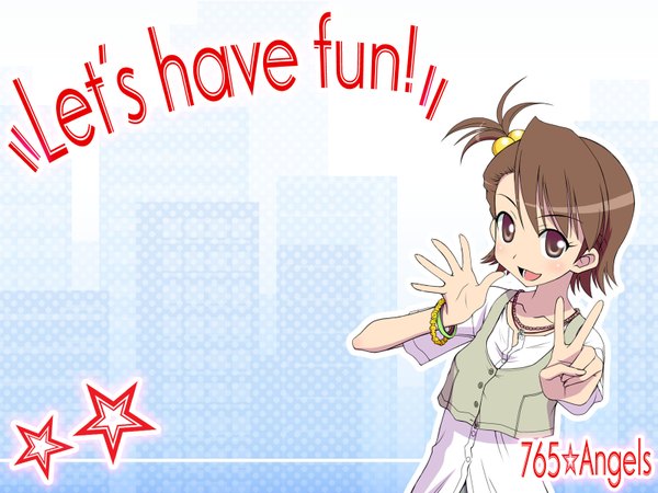 Anime picture 1600x1200 with idolmaster futami ami tagme