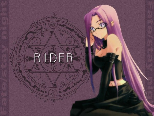 Anime picture 1024x768 with fate (series) fate/stay night studio deen type-moon rider shingo (missing link) glasses
