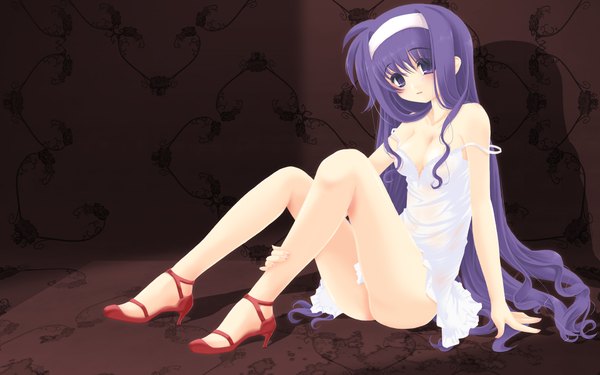 Anime picture 1920x1200 with mahou shoujo lyrical nanoha tsukimura suzuka frapowa highres light erotic wide image wallpaper girl