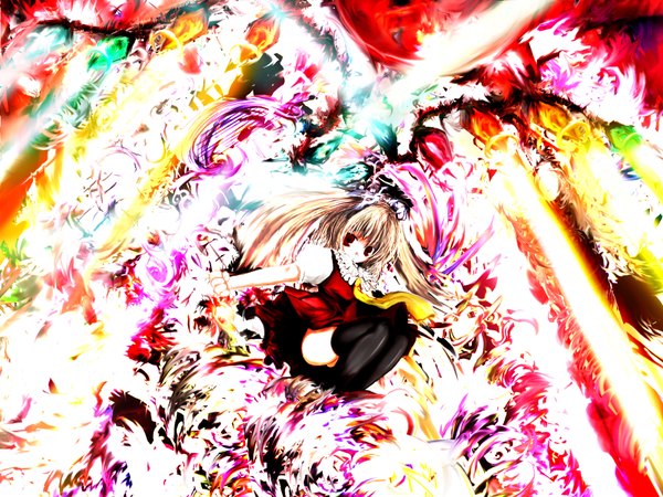 Anime picture 1600x1200 with touhou flandre scarlet girl tagme