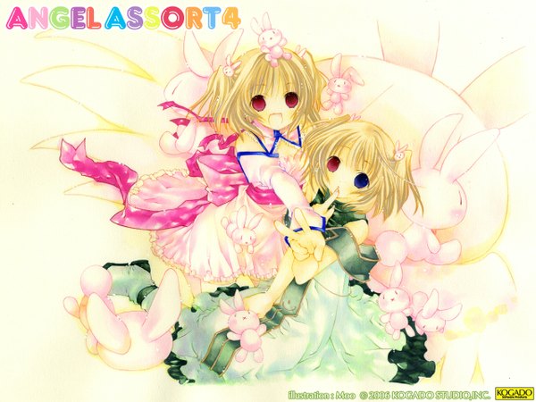 Anime picture 1280x960 with angelic serenade moo heterochromia lolita fashion thighhighs
