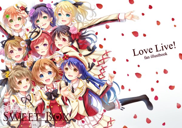 Anime picture 1200x847 with love live! school idol project sunrise (studio) love live! nishikino maki yazawa nico toujou nozomi minami kotori ayase eli sonoda umi kousaka honoka hoshizora rin koizumi hanayo sakura hiyori long hair blush short hair open mouth blue eyes black hair blonde hair