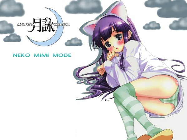 Anime picture 1024x768 with tsukuyomi moon phase hazuki light erotic tagme
