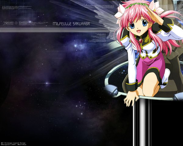 Anime picture 1280x1024 with galaxy angel madhouse milfeulle sakuraba tagme