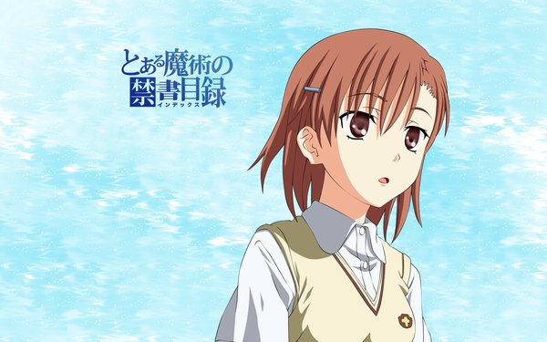 Anime picture 1920x1200 with to aru majutsu no index j.c. staff misaka mikoto single highres wide image vector girl