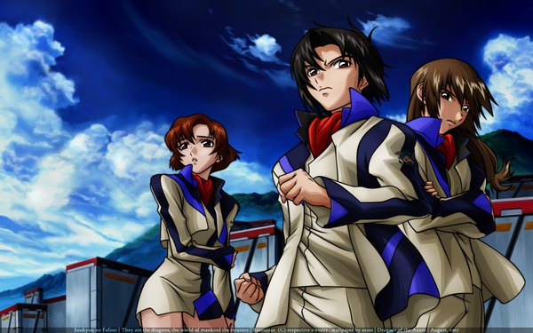 Anime picture 1920x1200 with soukyuu no fafner highres wide image tagme