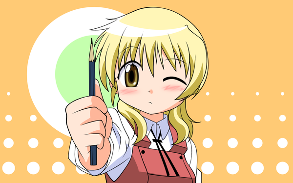 Anime picture 1920x1200 with hidamari sketch shaft (studio) miyako highres wide image