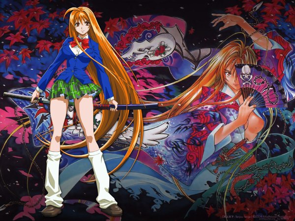 Anime picture 1600x1200 with tenjou tenge natsume aya tagme