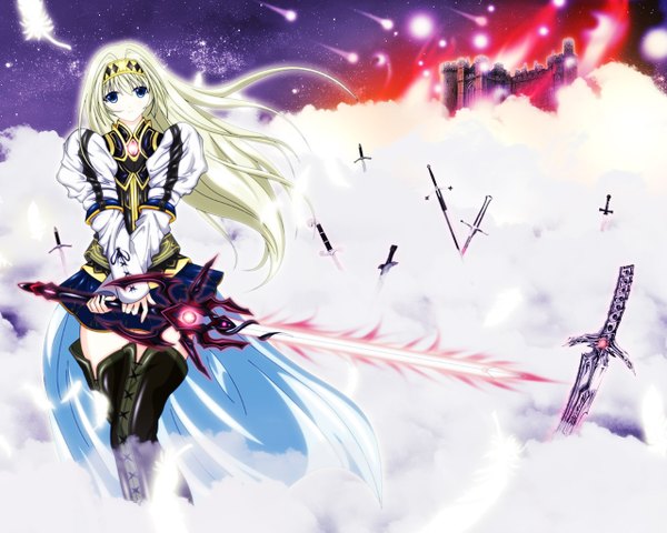 Anime picture 1280x1024 with valkyrie profile sword tagme