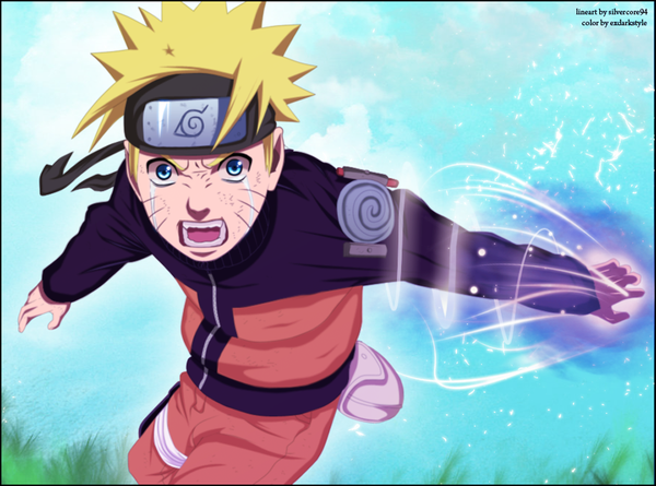 Anime picture 1024x760 with naruto studio pierrot naruto (series) uzumaki naruto exdarkstyle single looking at viewer short hair open mouth blue eyes blonde hair sky cloud (clouds) tears coloring magic facial mark whisker markings angry jinchuriki