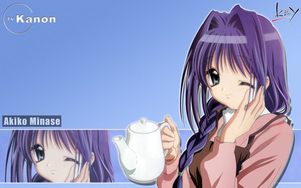 Anime picture 1920x1200 with kanon key (studio) minase akiko highres wide image girl