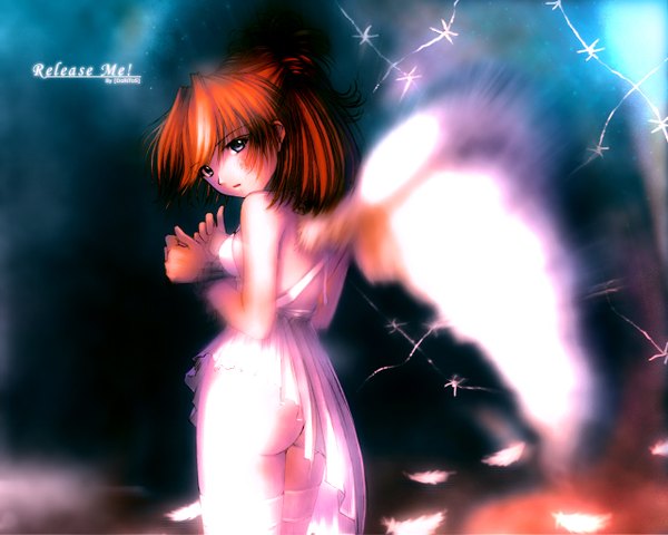 Anime picture 1280x1024 with neon genesis evangelion gainax soryu asuka langley kobayashi yuji wings