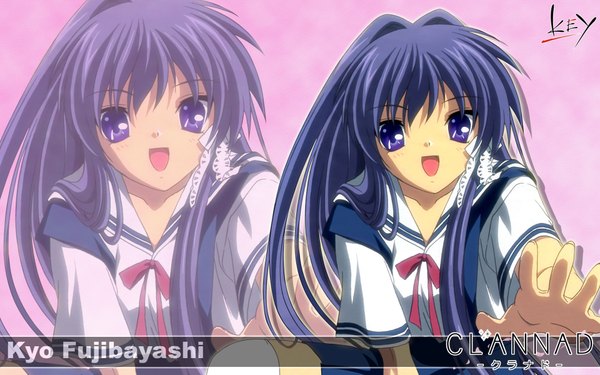 Anime picture 1920x1200 with clannad key (studio) fujibayashi kyou highres wide image