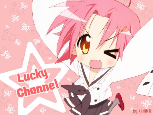 Anime picture 1280x960 with lucky star kyoto animation kogami akira lucky channel girl tagme