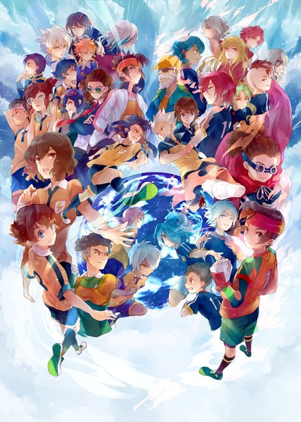 Anime picture 1300x1820 with inazuma eleven inazuma eleven go kirino ranmaru kiyama hiroto afuro terumi shindou takuto kazemaru ichirouta fubuki shirou sakuma jirou nagumo haruya endou mamoru kidou yuuto gouenji shuuya suzuno fuusuke fudou akio shuu (inazuma eleven) midorikawa ryuuji tsurugi kyosuke hakuryuu (inazuma eleven) matsukaze tenma