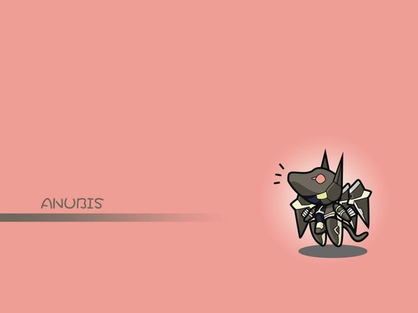 Anime picture 1024x768 with zone of the enders egyptian mythology anubis wallpaper chibi anubis (z.o.e)