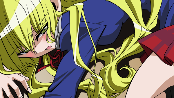 Anime picture 2560x1440 with needless madhouse kuchinashi highres wide image