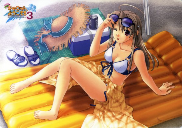 Anime picture 2000x1408 with pia carrot takai sayaka highres swimsuit tagme