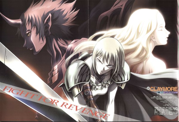 Anime picture 5100x3504 with claymore madhouse clare (claymore) teresa highres