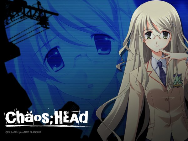Anime picture 1600x1200 with chaos;head kusonoki yua copyright name tagme